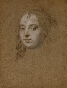 Portrett hode av en dame, av Peter Lely