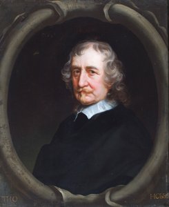 Portrett av Thomas Hobbes fra Malmesbury, filosofen (olje på lerret)