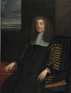 Sir Thomas Ingram, kansler i hertugdømmet Lancaster (olje på lerret) av Peter Lely