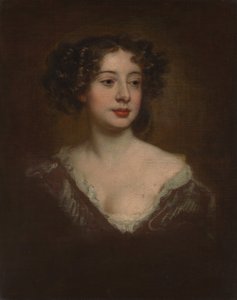 Studie for et portrett av en kvinne, 1670-tallet. av Peter Lely