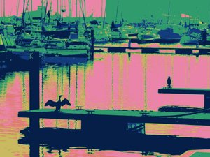 COURT-SHIP HARTLEPOOL, 2014, (digitalt forbedret bilde) av Peter McClure