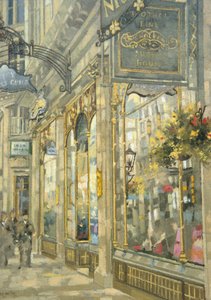 The Savoy Taylors Guild - The Strand (olje på lerret) av Peter Miller