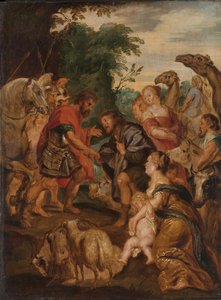 Forsoningen mellom Jakob og Esau av Peter Paul Rubens (after)