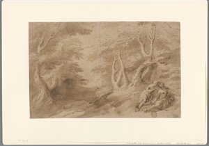 Landskap med elskende par av Peter Paul Rubens (school of)
