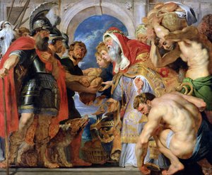 Abraham og Melkisedek av Peter Paul Rubens