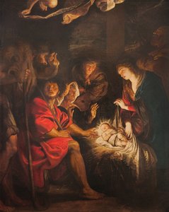 Tilbedelse av gjetere av Peter Paul Rubens