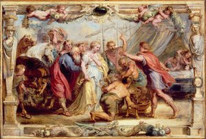 Brise er gitt tilbake til Achilles, 16301631 av Peter Paul Rubens