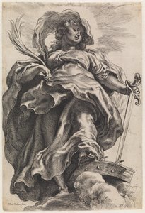Den hellige Katarina av Peter Paul Rubens