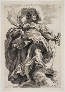 Den hellige Katarina av Alexandria av Peter Paul Rubens