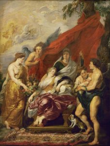 Fødselen til Ludvig XIII av Peter Paul Rubens