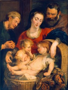 Den hellige familien av Peter Paul Rubens