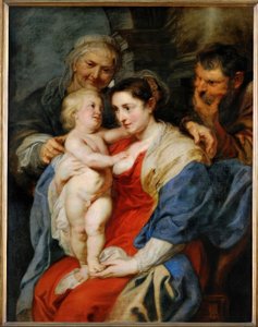 Den hellige familien med Saint Anne av Peter Paul Rubens