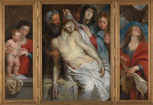 Gravskrift over Jan Michielsen og hans kone Maria Maes av Peter Paul Rubens