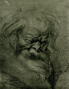 Hovedstudie for Bacchus av Peter Paul Rubens