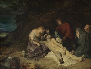 Klagesang over den døde Kristus med St. Johannes og de hellige kvinner av Peter Paul Rubens