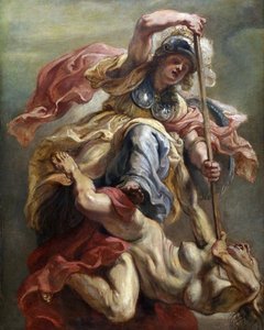 Minerva som Wisdom Conquering Sedition, mellom 1632 og 1634. av Peter Paul Rubens