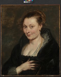 Portrett av Isabella Brant, ca. 1620-25 av Peter Paul Rubens