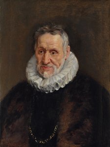Portrett av en skjeggete mann av Peter Paul Rubens