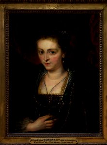 Portrett av en kvinne. Portrett av Suzanna Fourment av Peter Paul Rubens
