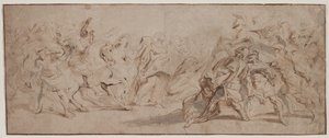 Forsoning av romerne og sabinerne, ca. 163235. av Peter Paul Rubens