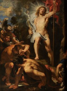 Kristi oppstandelse, ca. 1611-12 (olje på panel) av Peter Paul Rubens