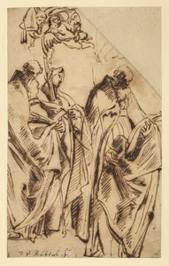 Saint Amandus og Saint Walpurga, ca. 1610 av Peter Paul Rubens