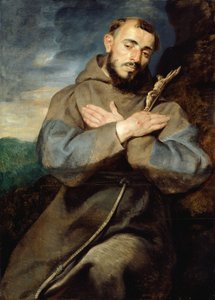 Saint Francis, ca. 1615. av Peter Paul Rubens