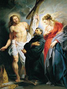 Saint Augustine mellom Kristus og Jomfruen av Peter Paul Rubens
