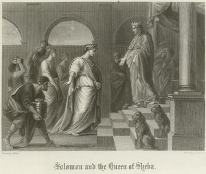 Salomo og dronningen av Saba av Peter Paul Rubens