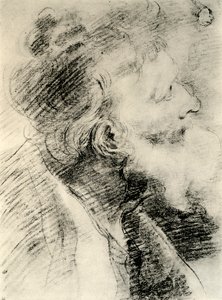 Studie for hodet til en gammel mann, 1913. av Peter Paul Rubens