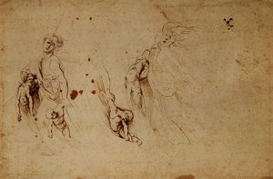Studie av Medea som dreper barna sine av Peter Paul Rubens