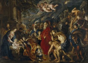 The Adoration of the Magi, 1610-1620-årene av Peter Paul Rubens