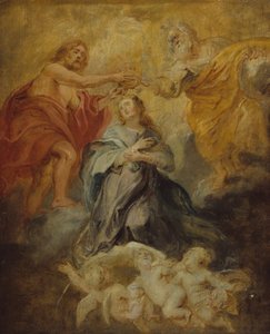 Jomfruens kroning, ca. 1632-33. av Peter Paul Rubens