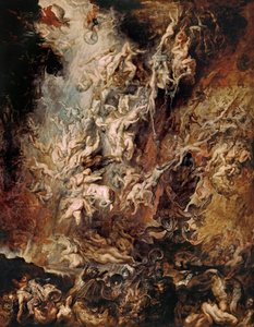 De fordømtes fall, ca. 1620. av Peter Paul Rubens
