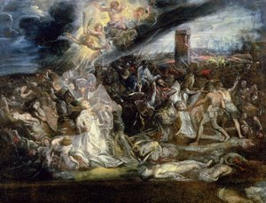 St. Ursulas martyrium og de ti tusen jomfruene av Peter Paul Rubens