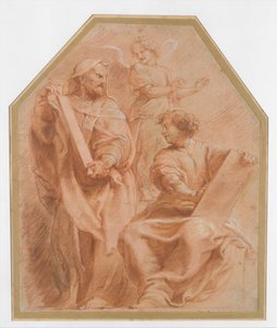 Profetene David og Daniel, ca. 1601-2. av Peter Paul Rubens