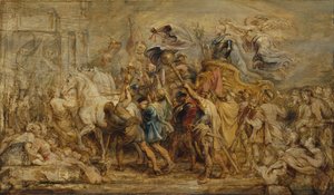The Triumph of Henry IV, ca. 1630.    1159229   no       norwegian Successfully Translated  Original: Le Bas-Hamet Translat: Le Bas-Hamet 1241931 no norwegian Successfully Translated Original: Woman in a Sunbonnet Translat: Woman in a Sunbonnet 1239387 no  av Peter Paul Rubens