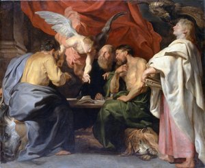 De fire evangelistene av Peter Paul Rubens