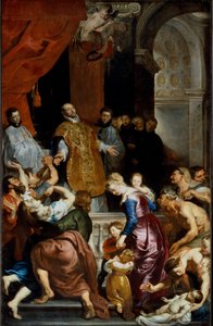 Miraklene til Saint Ignatius av Loyola. Maleri av Pierre Paul (Pierre-Paul) Rubens (eller Peter Paul eller Petrus Paulus) (1577-1640) av Peter Paul Rubens