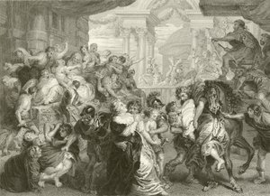 Voldtekten av sabinerne av Peter Paul Rubens