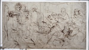 Tomyris med hodet til Cyrus, ca. 1637-1638. av Peter Paul Rubens