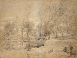 Woodland Scene, tidlig på 1600-tallet av Peter Paul Rubens