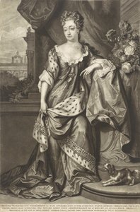 Christine Charlotte av Württemberg 1645-1699, prinsesse av Øst-Frisia, ca 1699. av Peter Schenk