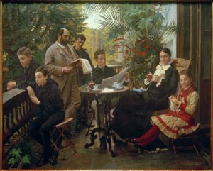 Hirschsprung, Heinrich; dansk tobakksprodusent, beskytter og kunstsamler (grunnlegger av Hirschsprung-samlingen i København); København 7 av Peder Severin Krøyer