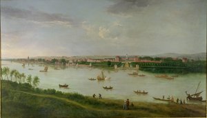 Royal Hospital fra sørbredden av Themsen