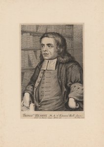 Thomas Hearne, gravert av George Vertue (1683-1756), ca. 1735