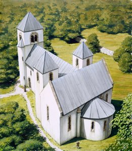 North Elmham Chapel, c1100, c1990-2010 av Peter Urmston