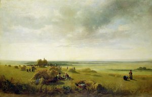 En kornåker av Peter de Wint