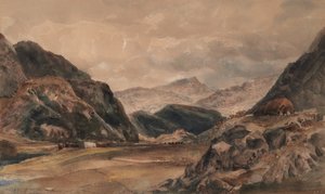 Beddgelert, Nord-Wales av Peter de Wint