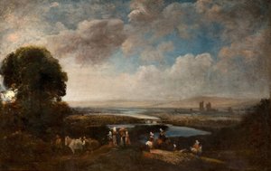 Omfattende landskap, 1800-50. av Peter de Wint